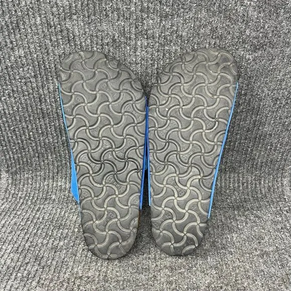 Birkenstock Arizona Blue Suede Sandals Women’s Size 39 / US 8 - Picture 6 of 7